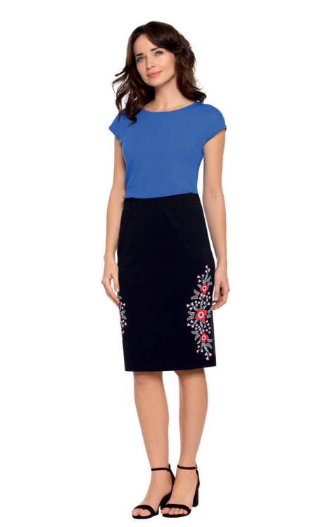 spodnica-wizytowa -czarna-wzor -kolekcja-2019-sklep-www.karofhu.pl