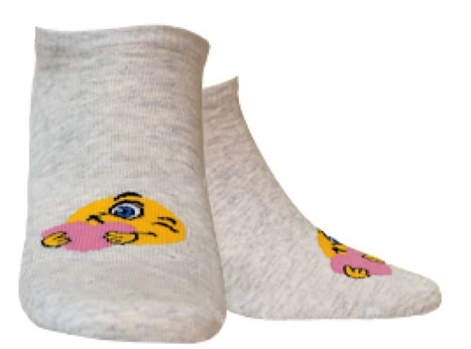 stopki-emotki-serce-bawełna