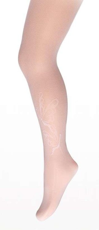 rajstopki-dziewczece-motylki-białe-