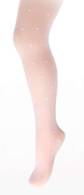 rajstopki-dziewczeca-kropki-białe