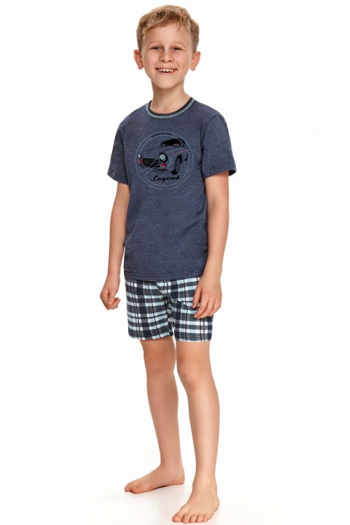 Pizamka-chłopieca-Syrenka-krótki-rękaw-spodnie-krótkie