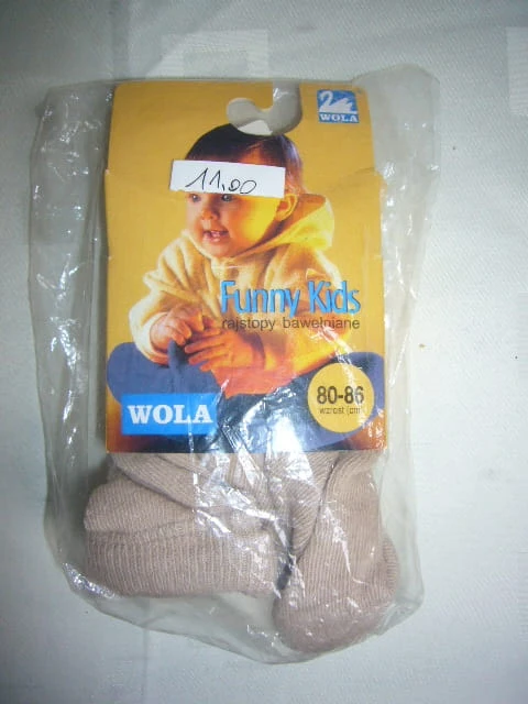 Rajstopy dziecięce bawełna wolla