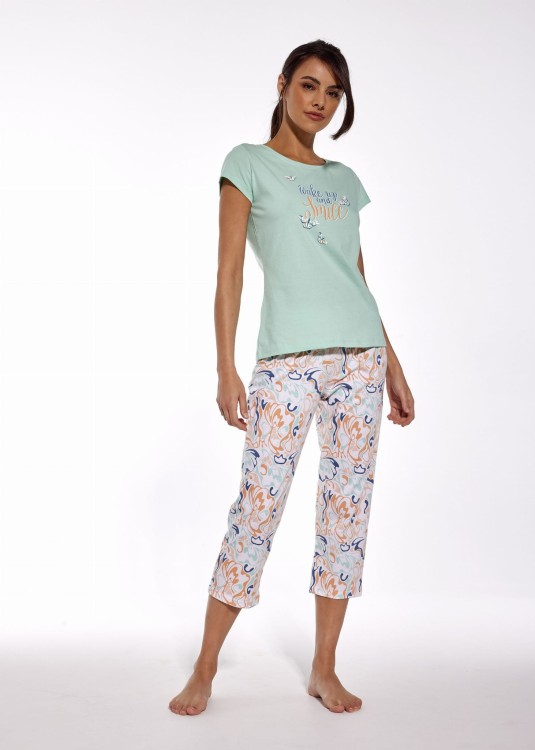 pizama-damska-3-pak-krótki-rekaw-spodnie-kr-7/8